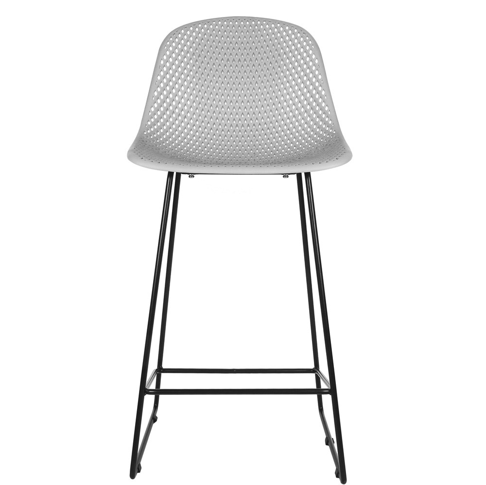 Leitmotiv Mesh Bar Stool Misty Grey