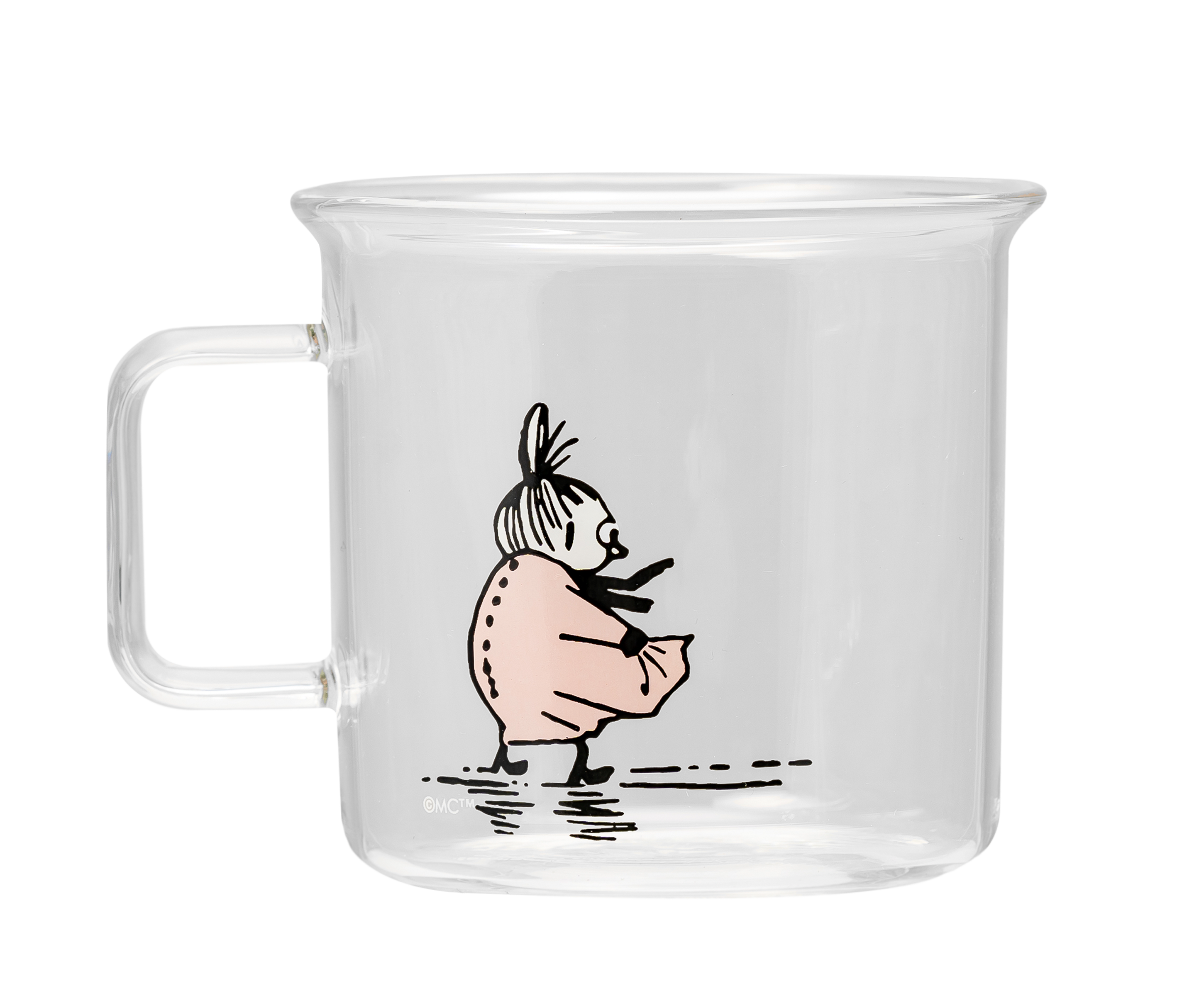Muurla Moomin Borosilicate Glass Mug Clear