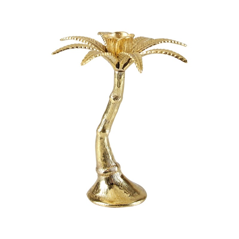 Klevering Palm Tree Br Candle Holder Small Printer Tailor Klevering Palm Tree Br Candle Holder Small