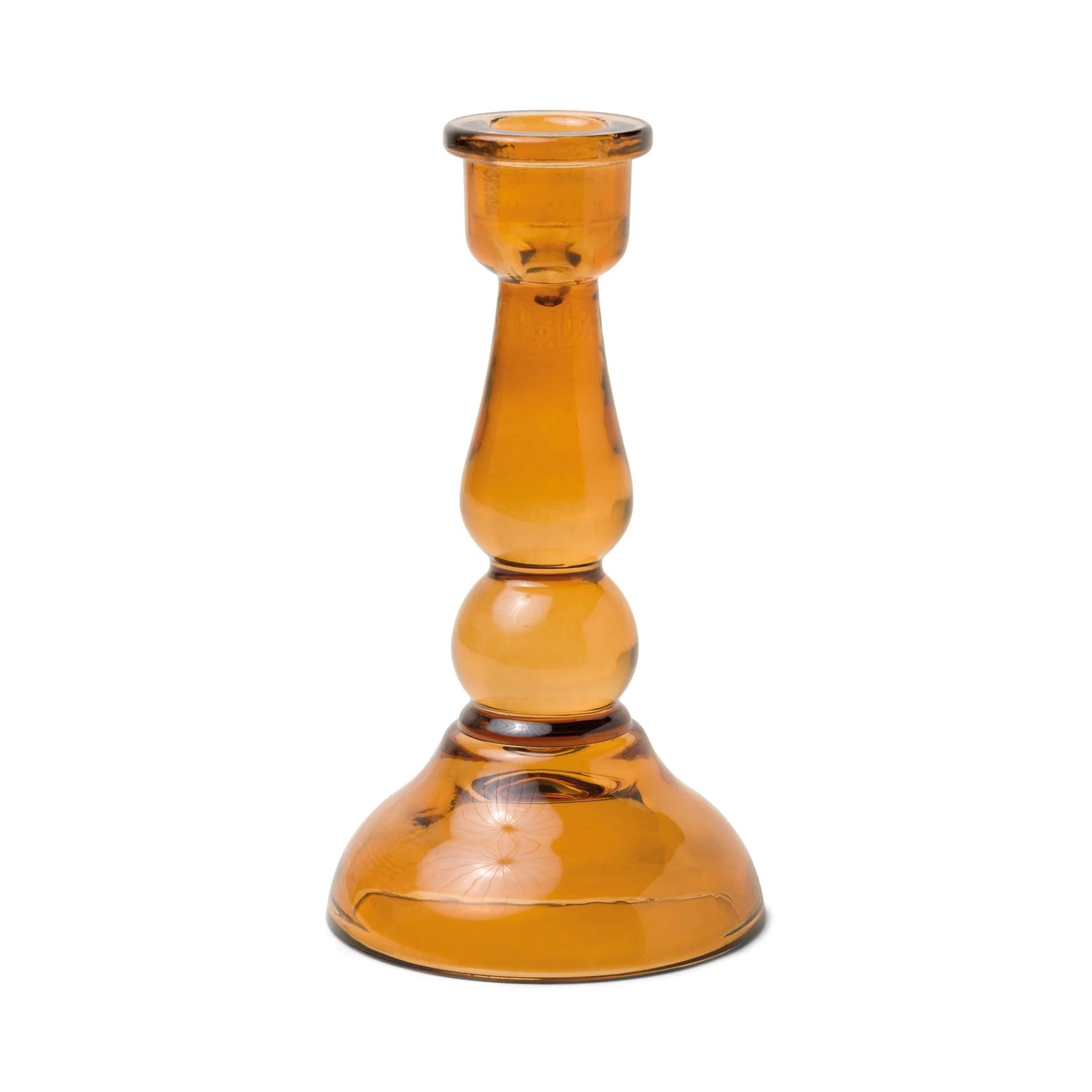 Paddywax Amber Glass Candle Holder 