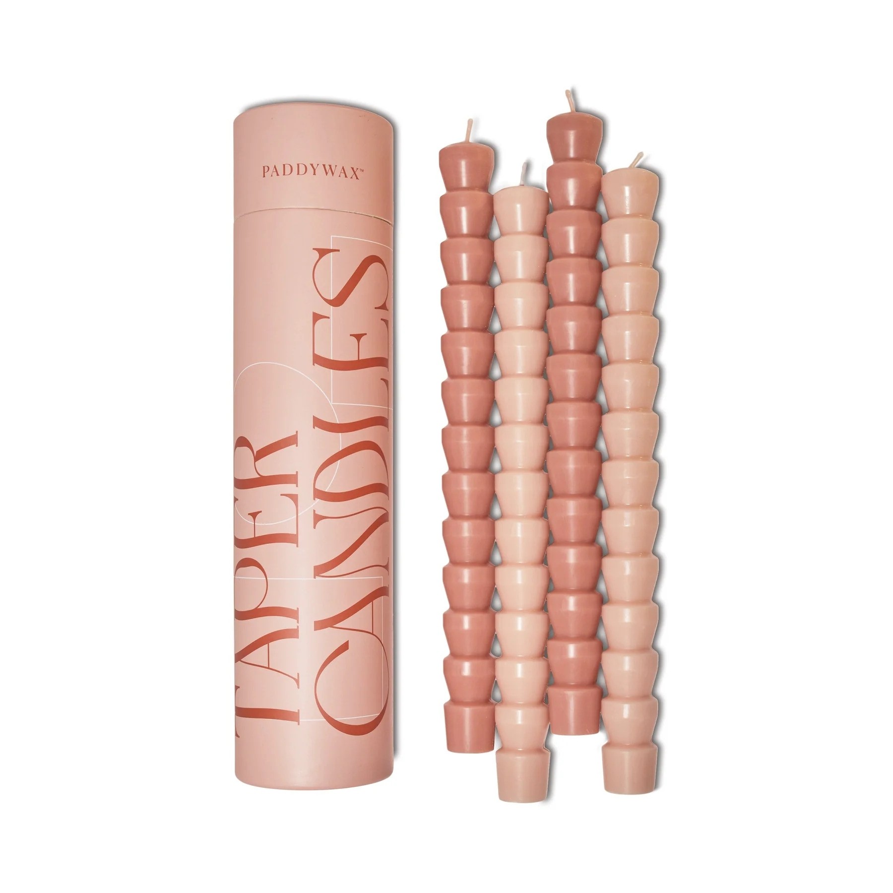 Paddywax Taper Candle Set Pink and Blush