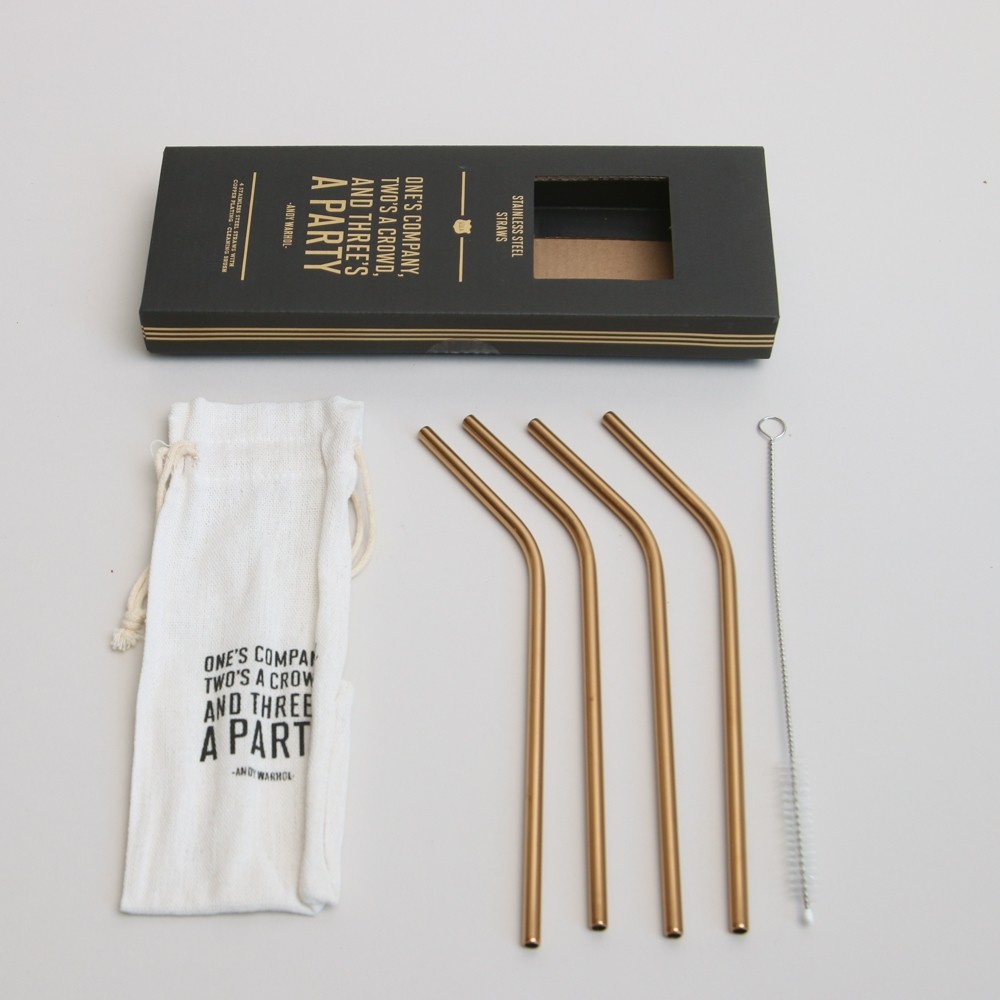 Stainless Steel Reusable Copper Straws