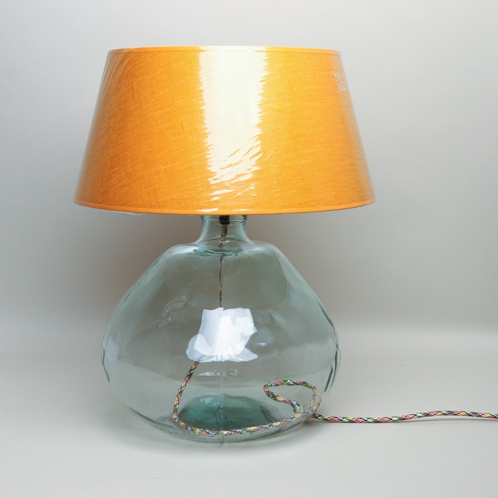 Recycled Clear Glass Bubble Lamp Printer Tailor Recycled Clear Glass Bubble Lamp