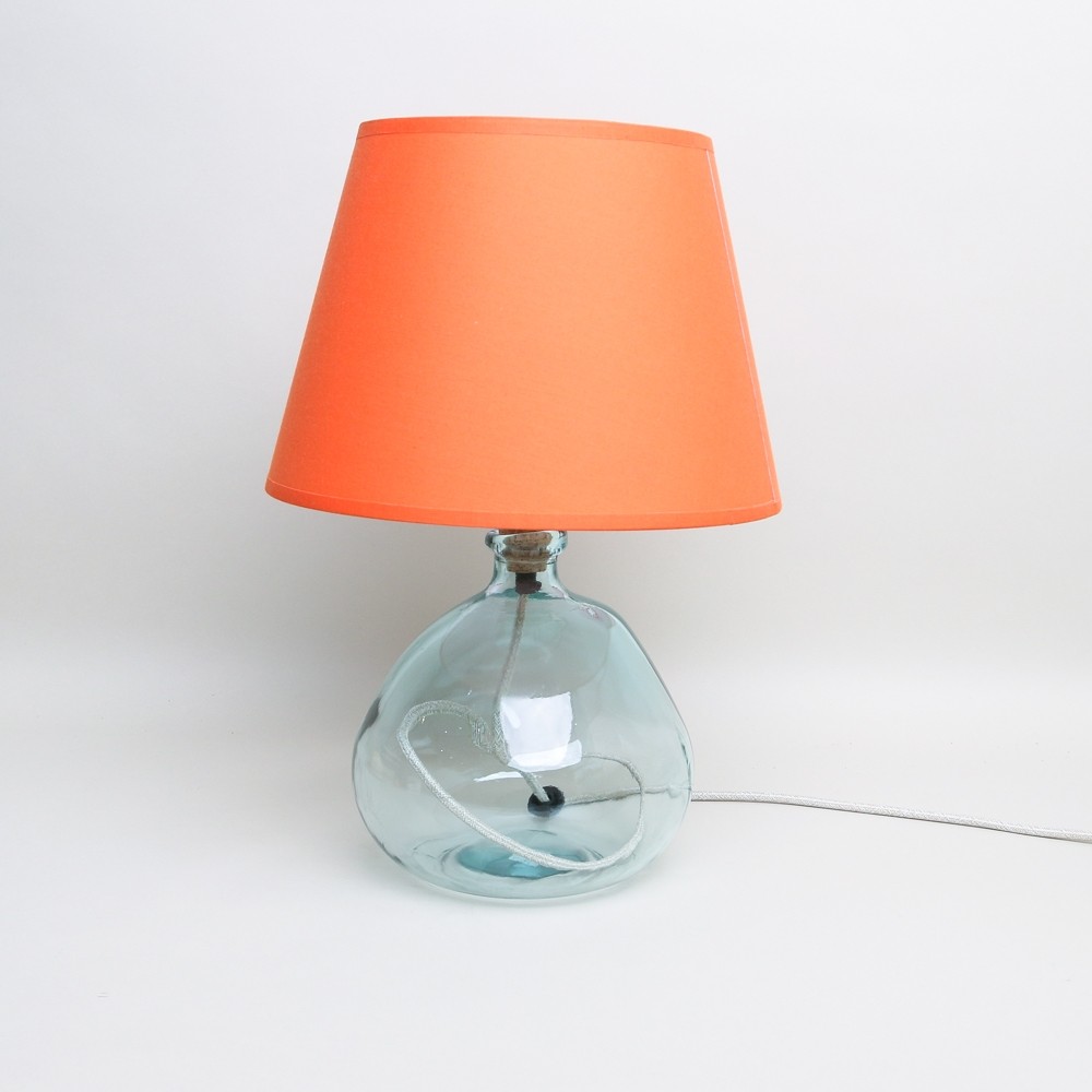 Recycled Lamp Small Clear Printer Tailor Recycled Small Clear Glass Bubble Lamp