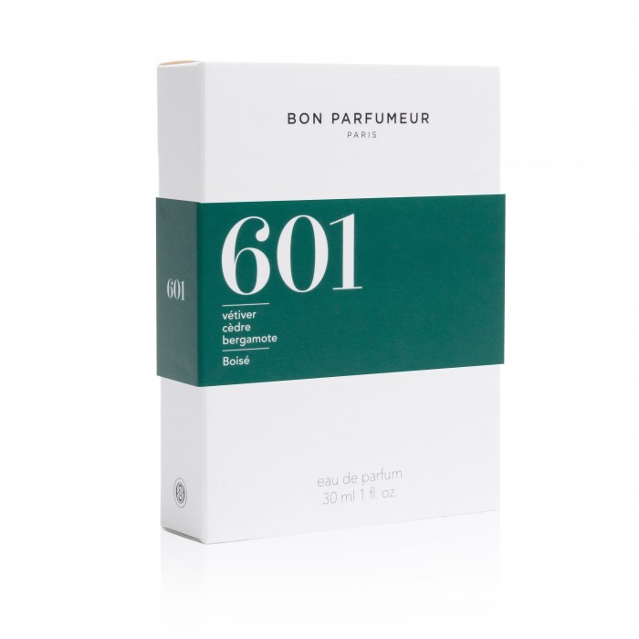 Bon Parfumeur, Paris No. 601. Vetiver/ Cedar/ Bergamot
