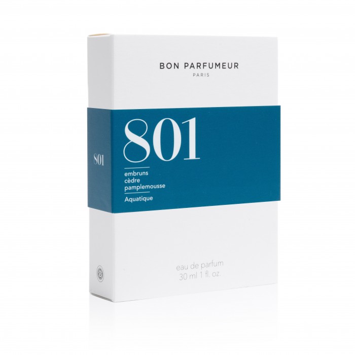 Bon Parfumeur, Paris No. 801. Sea Spray/ Cedar/ Grapefruit