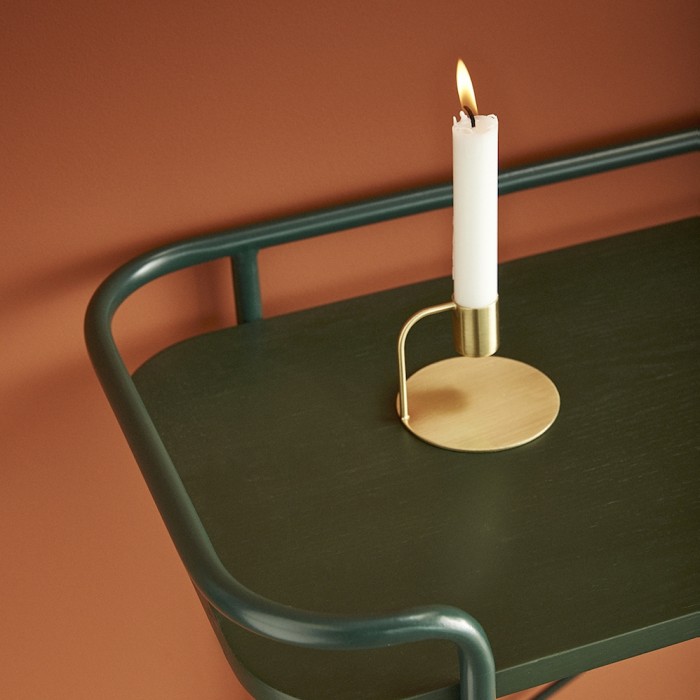 Hübsch Metal Console Table Green