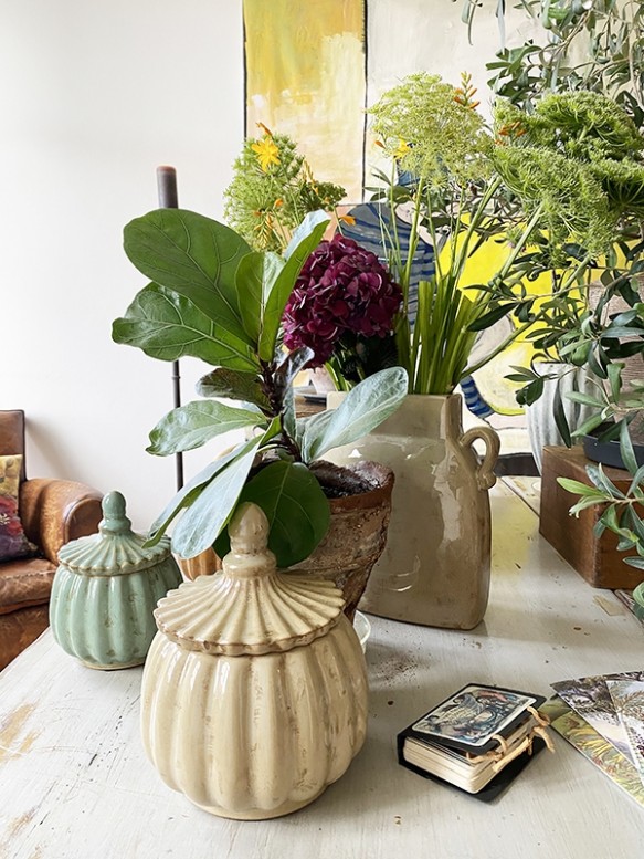 Vanilla Fly S/2 Lidded Jars Taupe