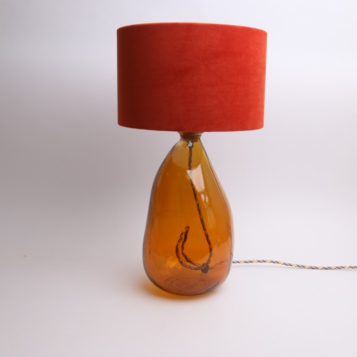 Jarapa 42cm Simplicity Jar Lamp Amber